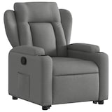 thumbnail of Fauteuil inclinable Gris foncé Tissu Modèle Selvina