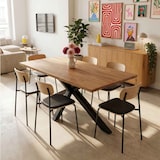 thumbnail of Acacia houten en aluminium tuintafel