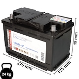 thumbnail of Q-Batteries 12GEL-51 Antriebsbatterie 12V 52Ah (5h), 60Ah (20h) wartungsfreier Gel-Akku VRLA