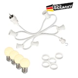thumbnail of Illu- Party Lichterkette Außenlichterkette 5m weiß 5 warmweiße LED Kugellampen