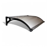 thumbnail of Pensilina tettoia bianca con illuminazione led e pannello solare per autoricarica Torradora - 100x120 cm Trasparente