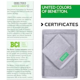 thumbnail of Benetton - Conjunto de 3 Toalhas de Banho (30x50 + 50x90 + 70x140cm) 450GSM 100% Algodão Cinzento