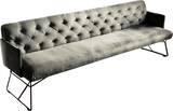 thumbnail of KAWOLA Esszimmerbank CHARME Velvet silber 186cm