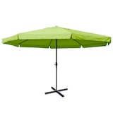 thumbnail of Sonnenschirm Meran Pro, Gastronomie Marktschirm mit Volant Ø 5m Polyester/Alu 28kg ~ grün ohne Ständer