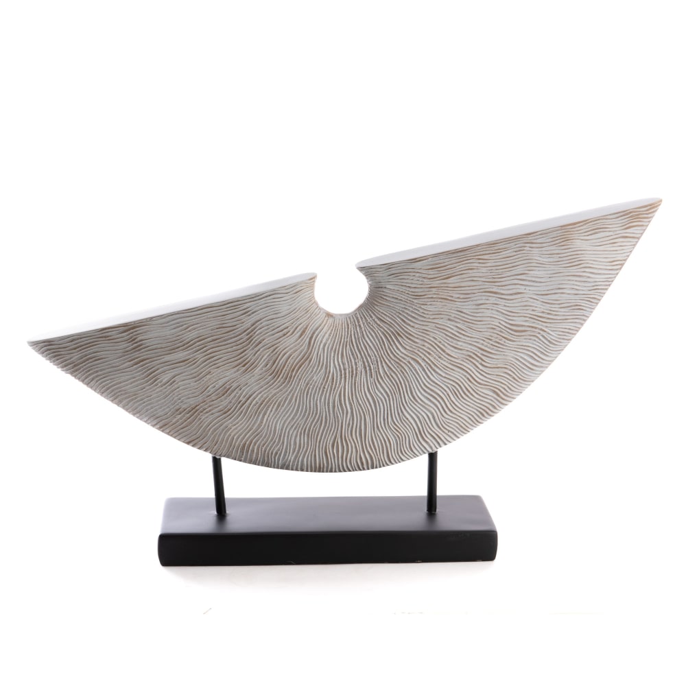 Deko Meer zum Aufstellen großes Modell 74 cm - Weiß Anderes Harz Amadeus 74x13.5 cm