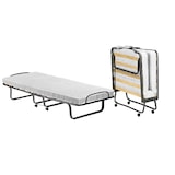 thumbnail of Dmora Letto pieghevole Dparis, Brandina con rete 12 doghe, Materasso incluso, Lettino salvaspazio, 100% Made in Italy, 80x190h37 cm