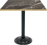 thumbnail of RestooTab - Tisch Versailles 70x70cm Dekor Marmor royal Kanten messingfarben