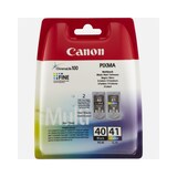 thumbnail of Canon PG-40 / CL-41 Schwarz Farbe Cyan Magenta Gelb Multi Pack 2er Pack