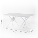 thumbnail of Ensemble repas de jardin composé de la table OLIVER + 6 chaises ANNA en résine, design moderne, pour le jardin, la terrasse ou la véranda-Pétrole/Gris