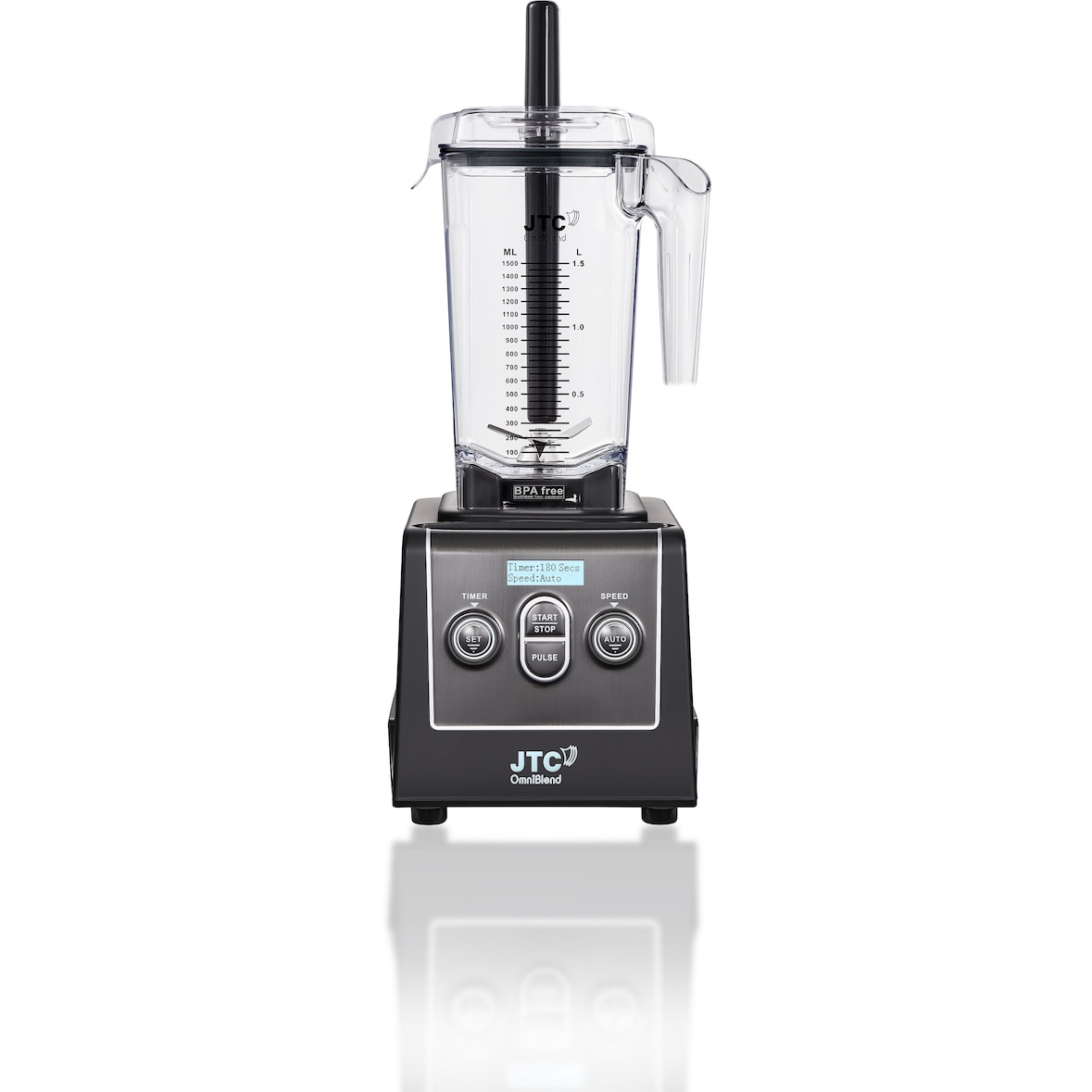 Saro Batidora de vaso de alto rendimiento TM 900 S, negra, An 220 x Pr 185 x Al 440 mm