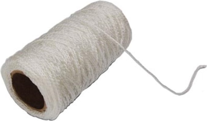 Cordão de alvenaria, diâmetro 1,2 mm, comprimento 100 m, branco
