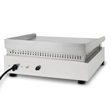 thumbnail of VERTES elektrische grillplaat 1700W van roestvrij staal, glad oppervlak 40x26cm, thermostaat 50–300°C