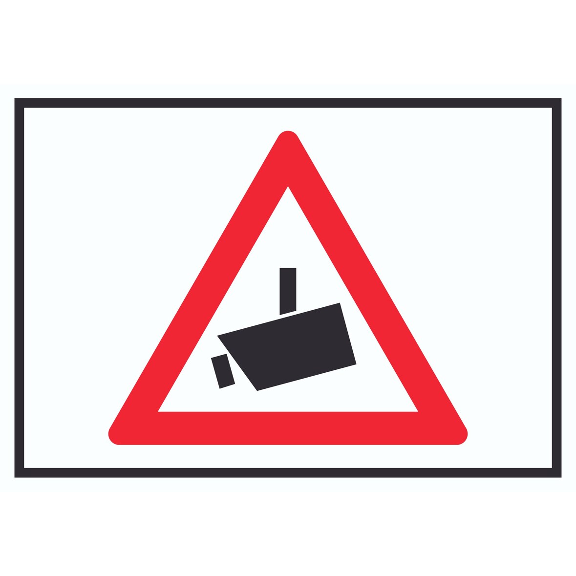 Achtung Videoüberwachung Kameraüberwachung Symbol Schild A4 Rückseite selbstklebend