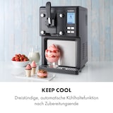thumbnail of Sweet Sundae Eiscrememaschine Kompressor 1,5l Edelstahl schwarzSchwarz