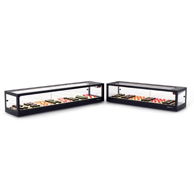 Vitrine à sushi réfrigérée Logic - 1190 mm - Sans groupe - Sayl