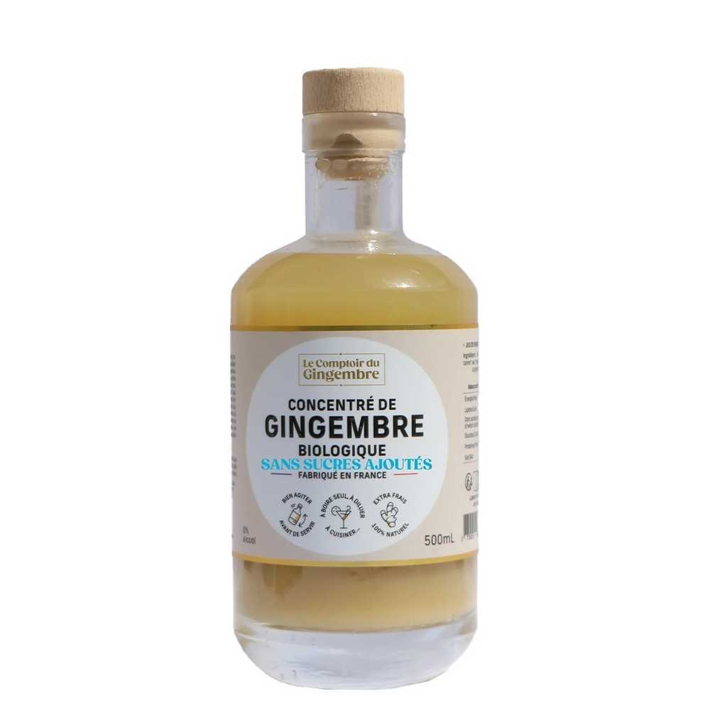 Concentré de gingembre Sans Sucre Bio 50cl 0%