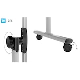 thumbnail of Mobiles Board, Serie: TM Idea/Flex – mit doppelseitiger Whiteboard-Oberfläche, drehbar, 120×90 cm