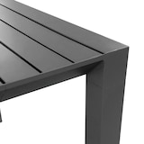 thumbnail of Mesa de jardín extensible 52/260 cm en aluminio gris