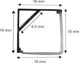 thumbnail of 2 Meter Alu Profile Alu Schiene Profil mit Milchglas Abdeckung Kanal System für LED-Streifen Profil I