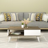 thumbnail of Skye Decor, Seul- Seul OLV, Nussbaumfarbe,,Weiß, Couchtische, 40x90x45 cm, 100% Melaminbeschichtete Partikelplatte