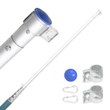 thumbnail of vidaXL Vlaggenmast telescopisch 5,5 m aluminium zilverkleurig