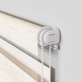 thumbnail of vidaXL Doppelrollo Marmorbeige 120x200cm Stoffbreite 115,9 cm Polyester
