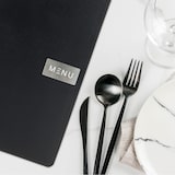 thumbnail of Securit® Gamma in Pelle - Grezza - Menu in cuoio rigenerato - A4 (1 inserto doppio incluso per portamenu che mostra 4xA4)