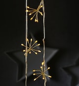 thumbnail of LED Deko Lichterkette Pusteblume 9 Feuerwerk Blüten 90LED L: 2m Timer gold