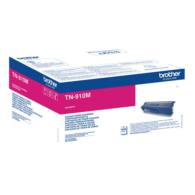 Brother toner, 9.000 pagina's, OEM TN-910M, magenta