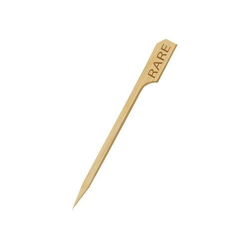 1000 Bambus Steak Marker Steak-Marker Picker "RARE" 9 cm