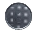 thumbnail of Relaxdays Pizzablech Set, Ø 29 cm, antihaftbeschichtet, für Pizza & Flammkuchen, anthrazit, 4er Set