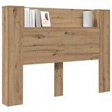thumbnail of vidaXL Kopfteil Schrank mit Regal Artisan-Eiche Holzwerkstoff