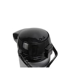 thumbnail of aro Dispensador de bebidas, hierro/ silicona, 1.8 l, pulsador y asa de transporte, plata/ negro