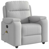 thumbnail of vidaXL Massagesessel Wolkengrau Stoff