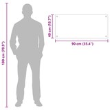 thumbnail of vidaXL Keuken Achterwand Doorzichtig 90 x 40 cm gehard glas