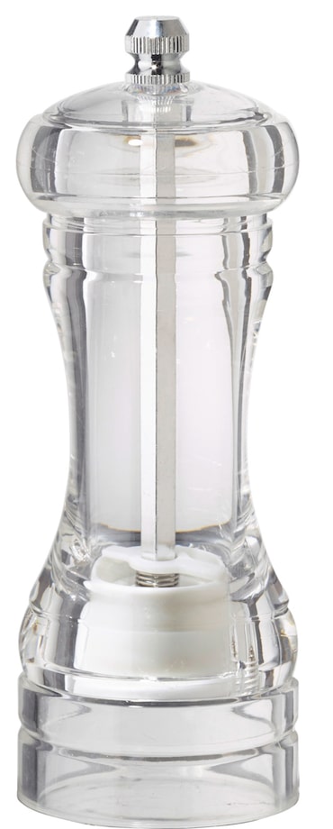 METRO PROFESSIONAL Moinho de sal e pimenta, acrílico/cerâmica, Ø 5 x 11 cm