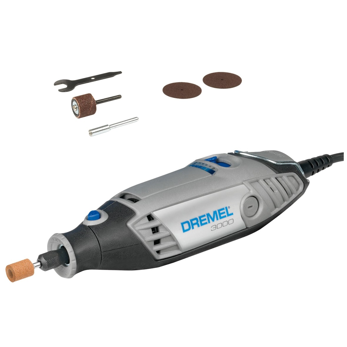 DREMEL elettroutensile smerigliatrice di precisione multifunzione con 5 accessori Dremel 3000 (3000-5)