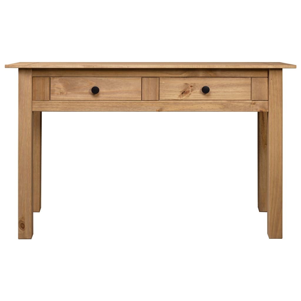 Table console 110x40x72 cm Pin solide Gamme Panama Modèle Luna Vision