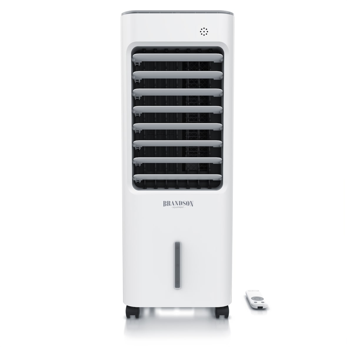 Brandson, Luftkühler mobil mit Wasserkühlung, Turmventilator 50 W mit 5L Wassertank, Luftbefeuchter Ventilator Standventilator, leise