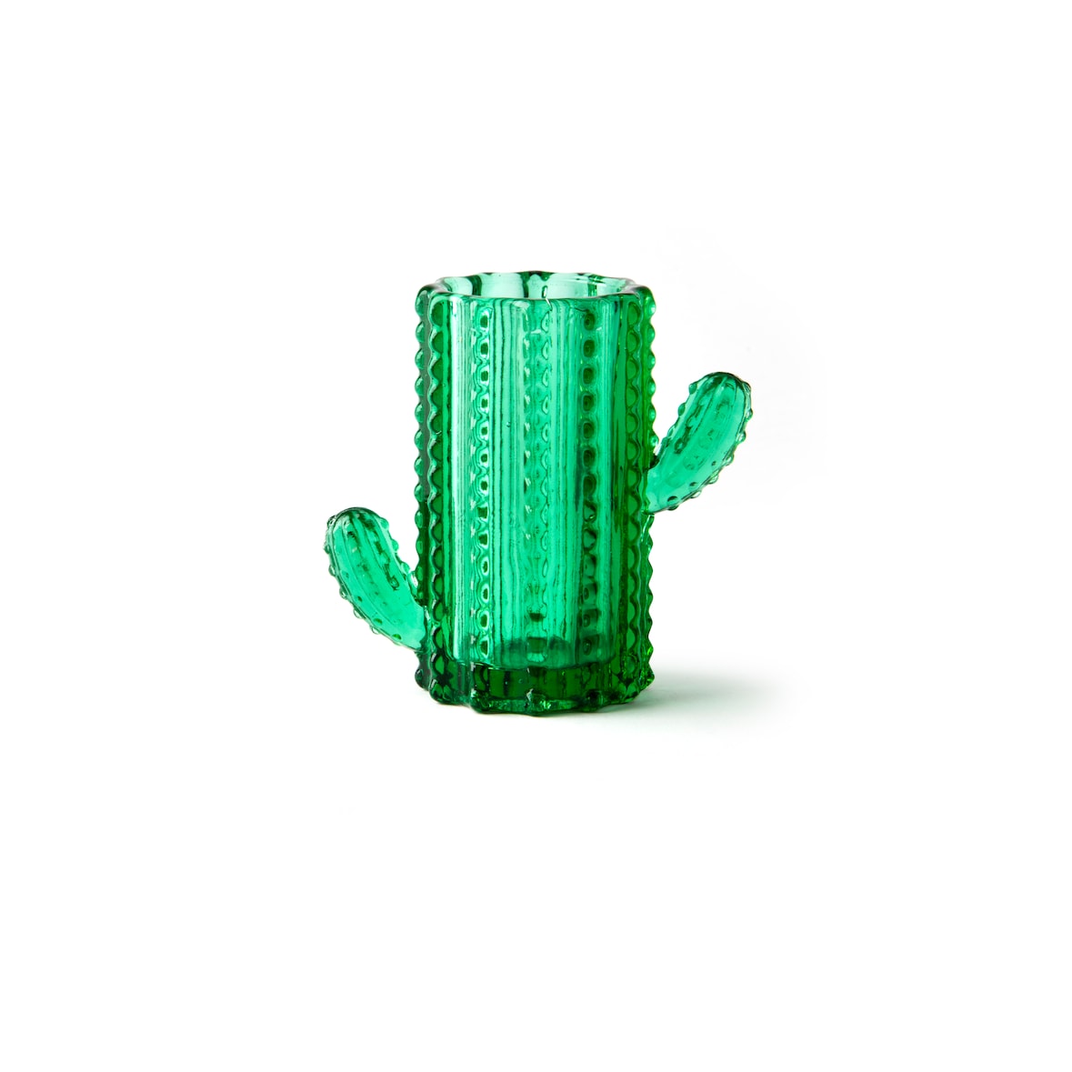 Excelsa Set mit 6 Wassergläsern Cactus Glas 5 cl Grün