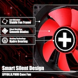 thumbnail of Xilence XPF80.R.PWM 80mm PWM Gehäuselüfter, 4PIN