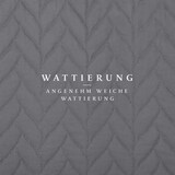 thumbnail of Tagesdecke ( Grau ) 220x240 cm mit wattierter Zwischenlage, Bettüberwurf - Überwurfdecke, Sommerdecke gesteppt - Steppdecke, Wendedecke