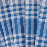 thumbnail of 5er Set Geschirrhandtuch aus 100 % Baumwolle, kariert, blau-weiß, 50/70 cm