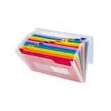 thumbnail of LIDERPAPEL - Carpeta Clasificadora Fuelle Polipropileno DIN A5. Spectrafile