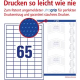 thumbnail of AVERY Zweckform Abziehhilfe QuickPEEL,ultragrip Universaletiketten 3666-200 Selbsthaftend DIN A4 Weiß 3,8 x 2,12 cm 200 Blatt à 65 Etiketten