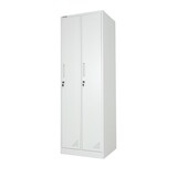 thumbnail of PROREGAL Mega Deal 4x Spind Schrank ELEPHANT Metall 2 Abteile 180x60x50cm Kleiderstange & Kleiderhaken Lichtgrau Spindschrank Kleiderschrank