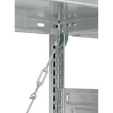 thumbnail of PROREGAL Fachbodenregal Stecksystem | Grundregal | HxBxT 250x100x50cm | 6 Ebenen | Fachlast 140 kg | Einseitig nutzbar | Verzinkt