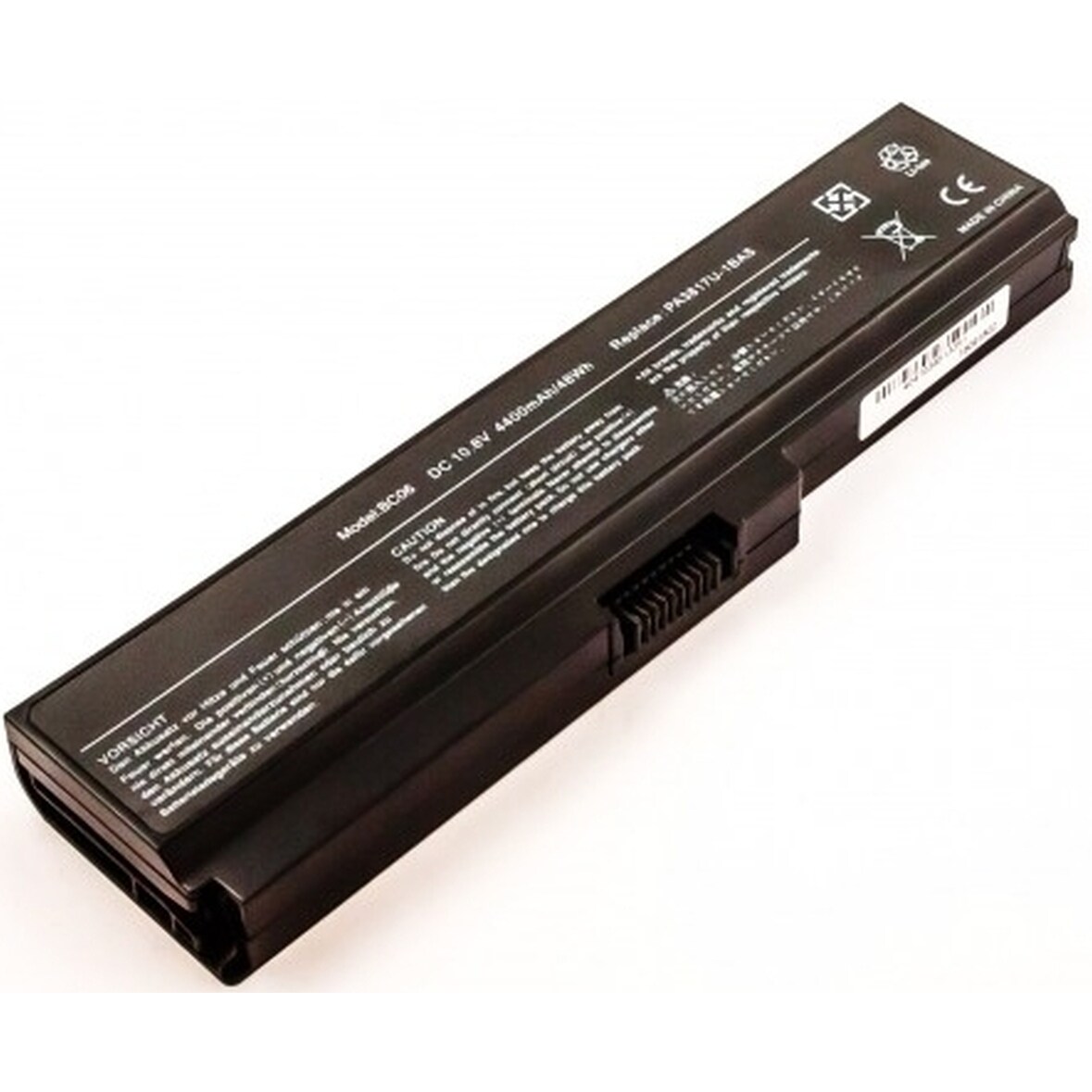 Akku für Toshiba Satellite L750D-199 Li-Ion 10,8 Volt 4400 mAh schwarz