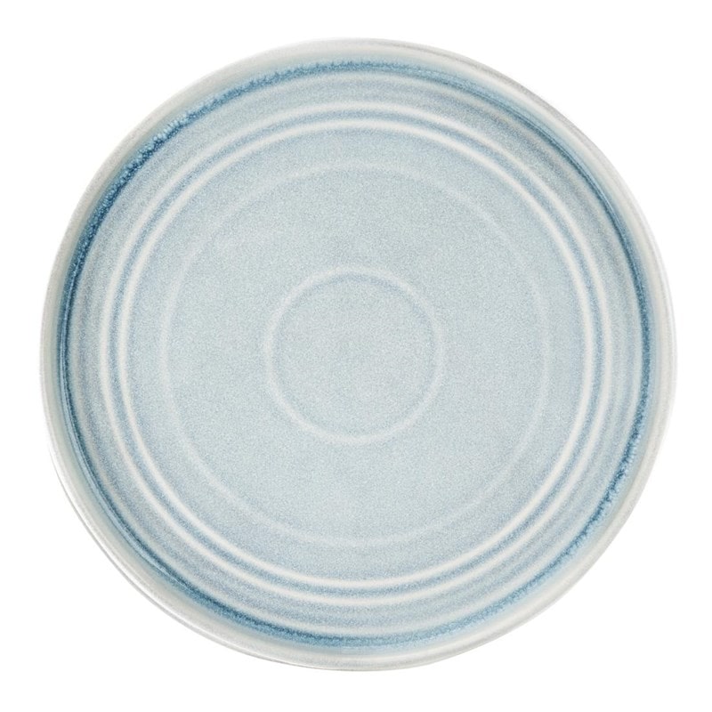 Olympia Cavolo plat rond bord ijsblauw 27cm