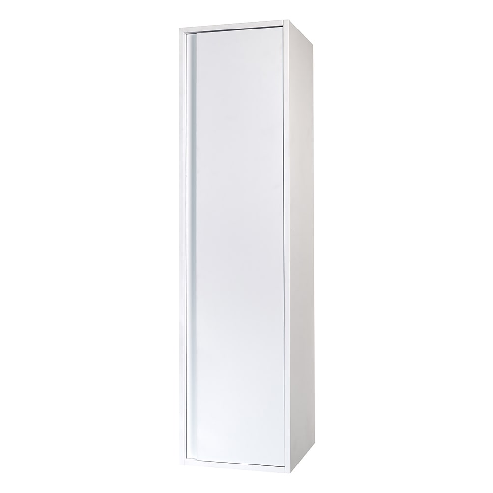 Sally Badezimmer Hochschrank 135 cm Weiß hochglanz